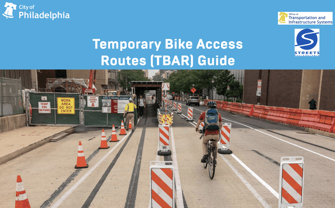 费城发布新安全指南:保障施工区域内骑行安全